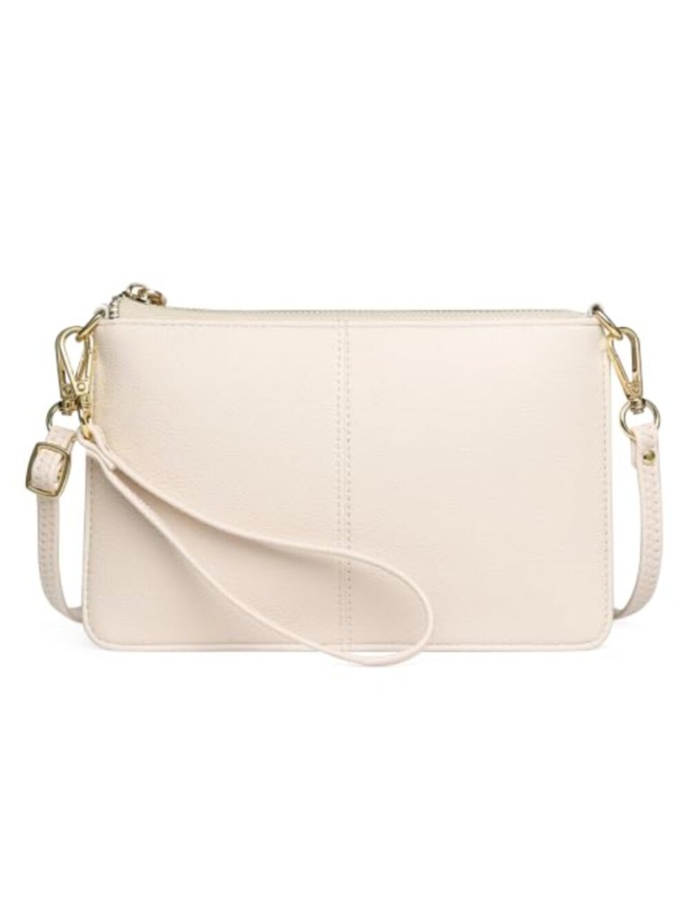Vegan Leather Wristlet Clutch Crossbody Wallet with RFID Card Slots
